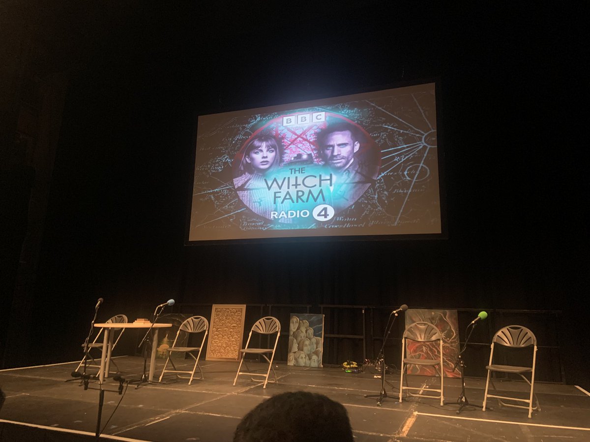 beegles's tweet photo. What a night at #TheWitchFarmLive @theCentre with @danny_robins @_EvelynHollow and @ciaranokeeffe Still not really sure what’s behind it all so still #teamfence for me! https://t.co/cWxpENXcGG