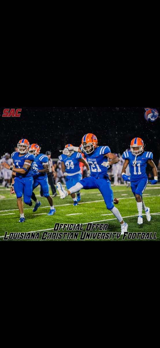After a great talk with <a href="/CoachReger/">Drew Reger</a> and a great visit I’m proud to receive my 5th offer <a href="/LCU_ftball/">LCU Football</a> 🧡💙
