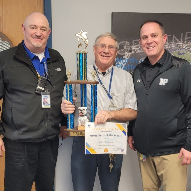 nphs_bulldogs's tweet photo. Congratulations to Russ Hoatson.  He is the NPHS all-star support staff member of the month! https://t.co/lF1ARcSlkA