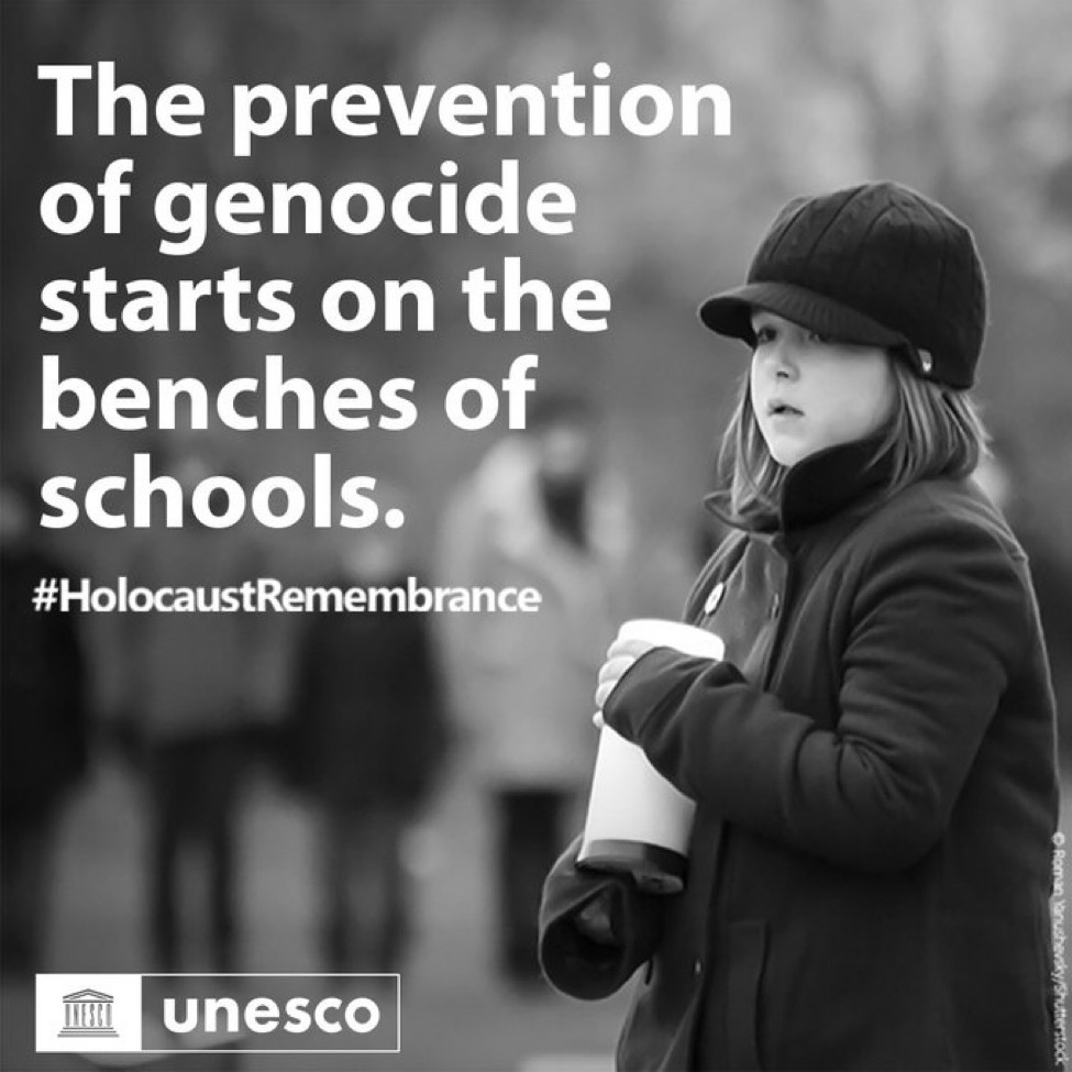Now and in the future, we must remain steadfast in our efforts to ensure the torch of remembrance shines bright. Within our classrooms & other places of learning, the world must never forget what can happen when hatred is allowed to thrive unchecked. #HolocaustRemembrance Day
