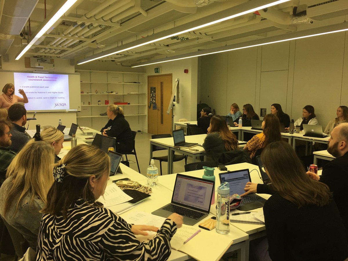 A very big thank you to Mara Lindsay <a href="/sqanews/">Qualifications Scotland</a> for working with our students on all things food.  <a href="/Strath_HE/">Strath HE Teaching</a> are excited to deliver lessons from those courses.  They are also looking forward to marking opportunities during their placement.