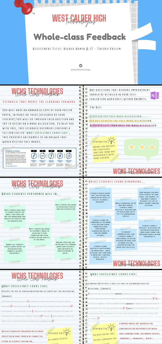 MrMurphy_BusEd's tweet photo. Been a busy few weeks getting organised with resources for both #HigherAdminIT and #HigherAccounting - both have all been issued with their quick reference guides alongside some whole-class prelim feedback which has supported the learners with planning next steps @WestCalderHigh https://t.co/6u2okcNkt1