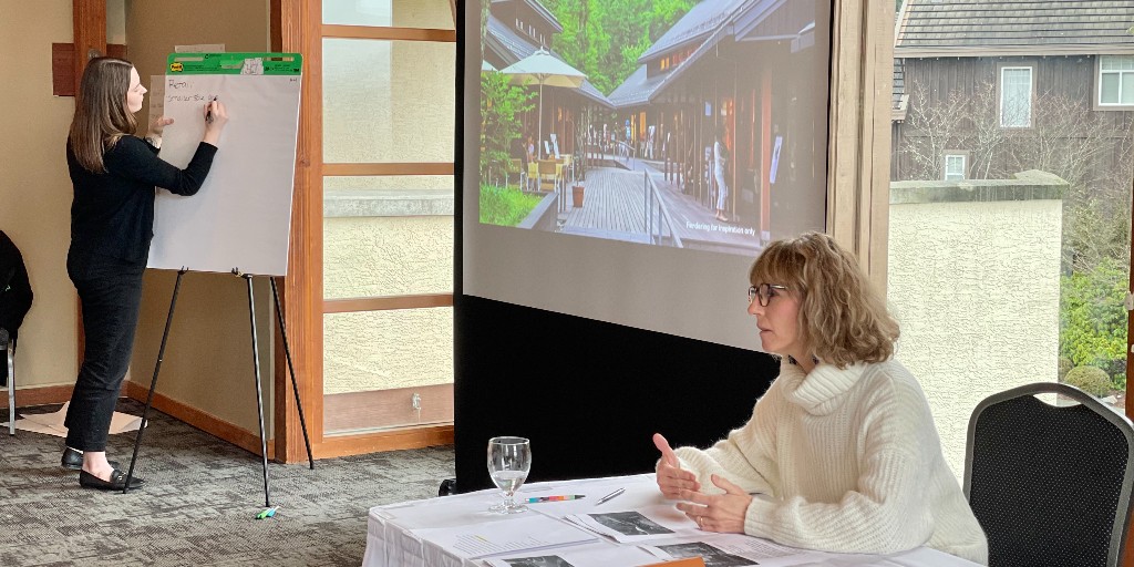 IconaProperties's tweet photo. As part of our ongoing commitment to collaborating with Anmore on the vision for Anmore South, icona held women’s focus groups led by our consultant, Carol Mason. A big thank you to the participants who shared their experiences and ideas. See presentation: https://t.co/wdLer8ESIU https://t.co/YXK7Kow2pm