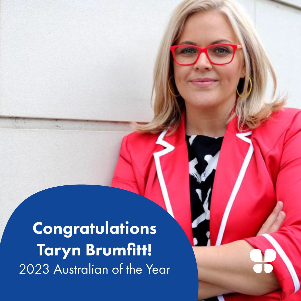 Congratulations to Taryn Brumfitt, who has been named the 2023 #AustralianOfTheYear! We thank Taryn for bringing  #bodyimage to national attention & we hope this will ensure every Australian who is impacted by negative body image can access the support they deserve.