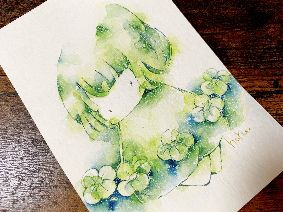 「ドローイング4点目。出来ました❁⃘*.゜ 」|晴/作業中のイラスト