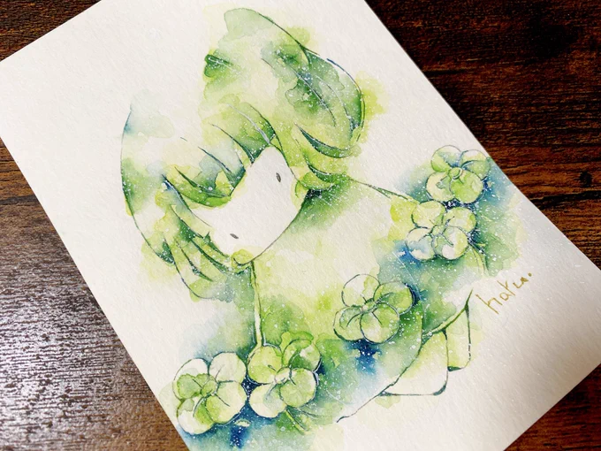 ドローイング4点目。出来ました❁⃘*.゜ 