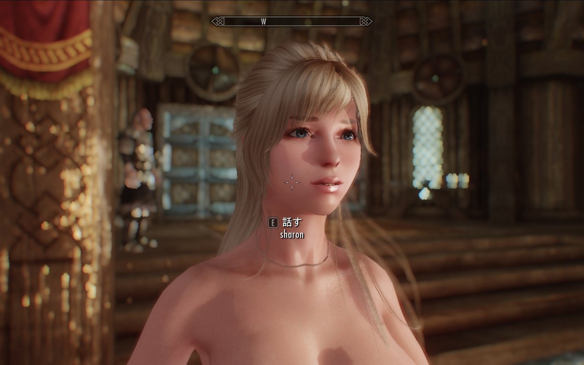 スカイリムLEでスタンドアローンフォロワーを作ってSEに移行作戦!2😉
老人化したのでもう一度作り直してみる。
パスを直したからか正しい顔になる…が今度は目のパスを間違えたらしい…😑
もう一度作り直し…今度は正常な感じだが…まだ目のテクスチャに問題がありそうなのと首の分け目が直らない…😟 