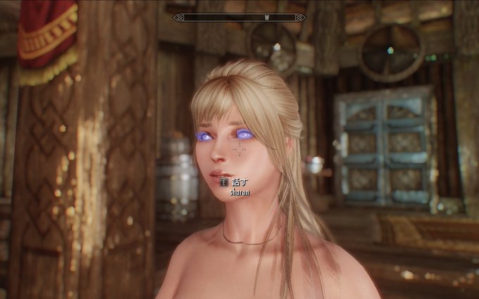 スカイリムLEでスタンドアローンフォロワーを作ってSEに移行作戦!2😉
老人化したのでもう一度作り直してみる。
パスを直したからか正しい顔になる…が今度は目のパスを間違えたらしい…😑
もう一度作り直し…今度は正常な感じだが…まだ目のテクスチャに問題がありそうなのと首の分け目が直らない…😟 