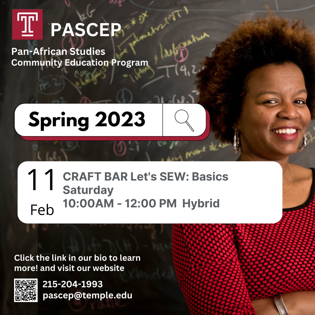 📢 Attention #Philly learners ! PASCEP Spring Semester classes are now open for registration ! From Urban medicine to Investment 101 we offer an array of speciality courses. Stay tuned to learn more about our class in depth. Sign up now! Classes are filling fast🏃‍♀️🏃‍♀️ #TempleUni