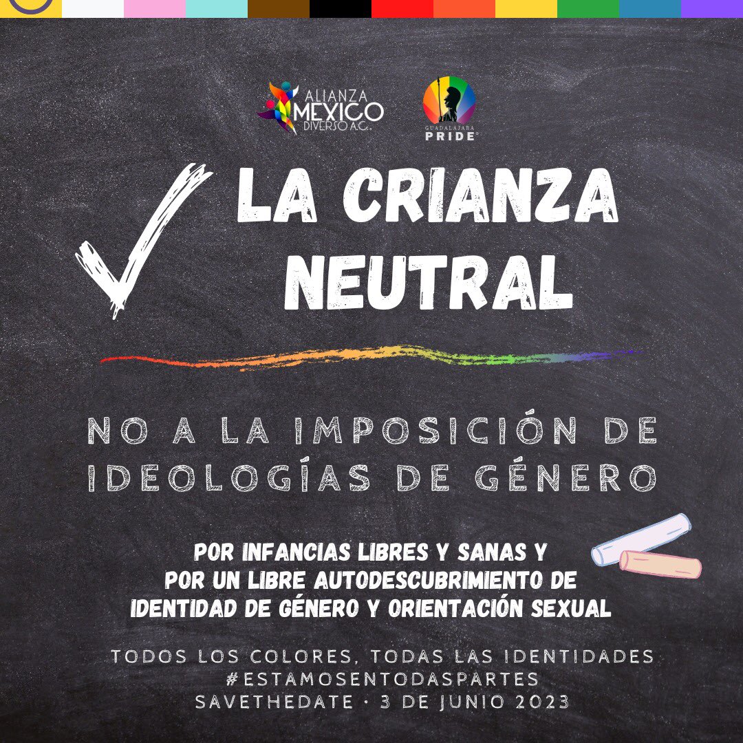 gdlprideoficial's tweet image. #crianzaneutral | Nuestra postura es y será siempre la de informar y orientar al respecto, sin contribuir al amarillismo y al desprestigio de las identidades de género y las orientaciones sexuales. 
#indigochild #evalunaycamilo #infanciaslibres