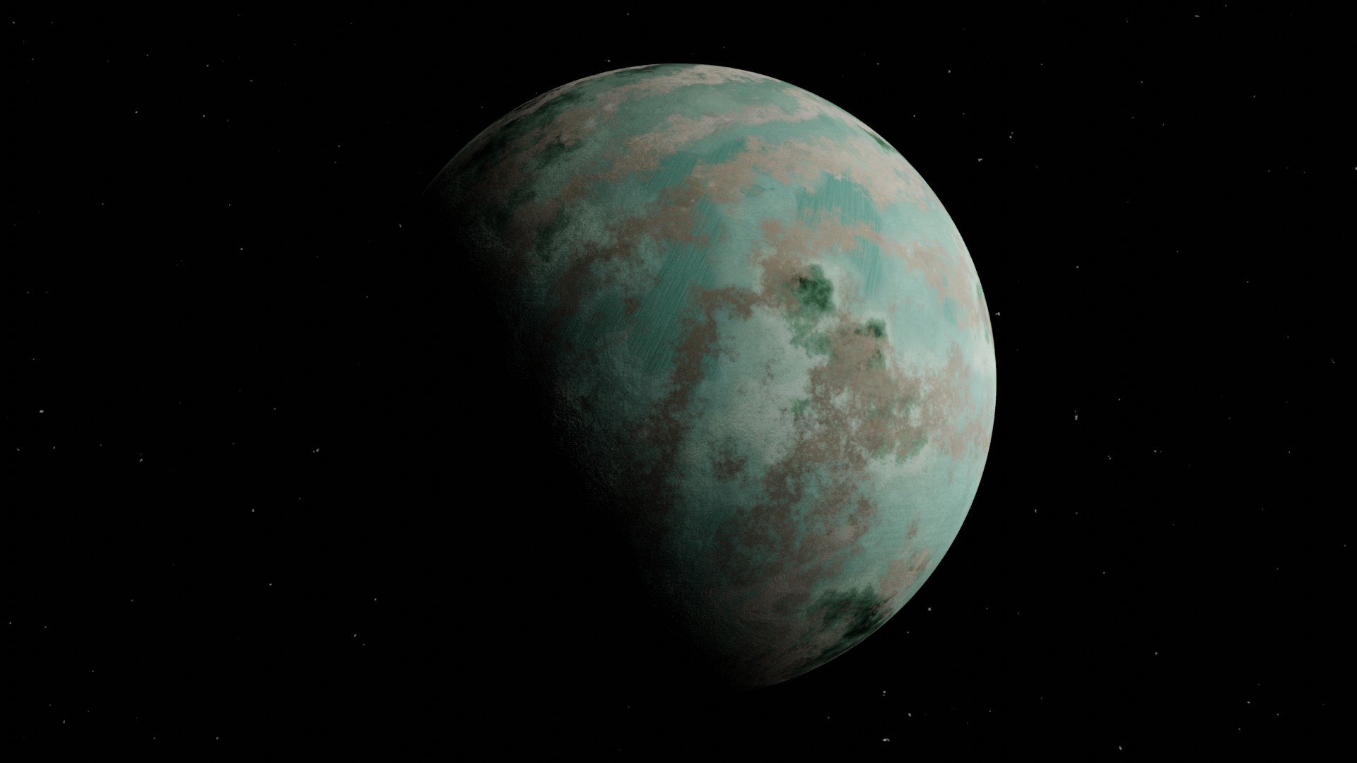 3D Space Planet 88