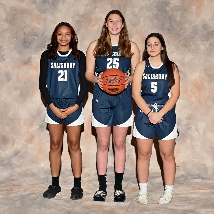 SalisburySchool's tweet photo. Salisbury senior girls basketball players Sabrina Ferreras, Hannah Kamp and Angela Bitar will be recognized Friday, 1/27!
Swing by for the games. JV at 5:30 pm vs Kutztown. Senior recognition will take place after the JV game. Varsity is scheduled for 6:45 pm. 🏀👏
#yoursalisbury https://t.co/fsE4U3mp0f