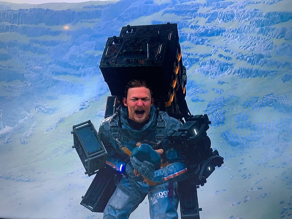 N9thS's tweet photo. #DeathStranding #gamepics #NormanReedus what can I say it’s art https://t.co/4QL44wT5qE