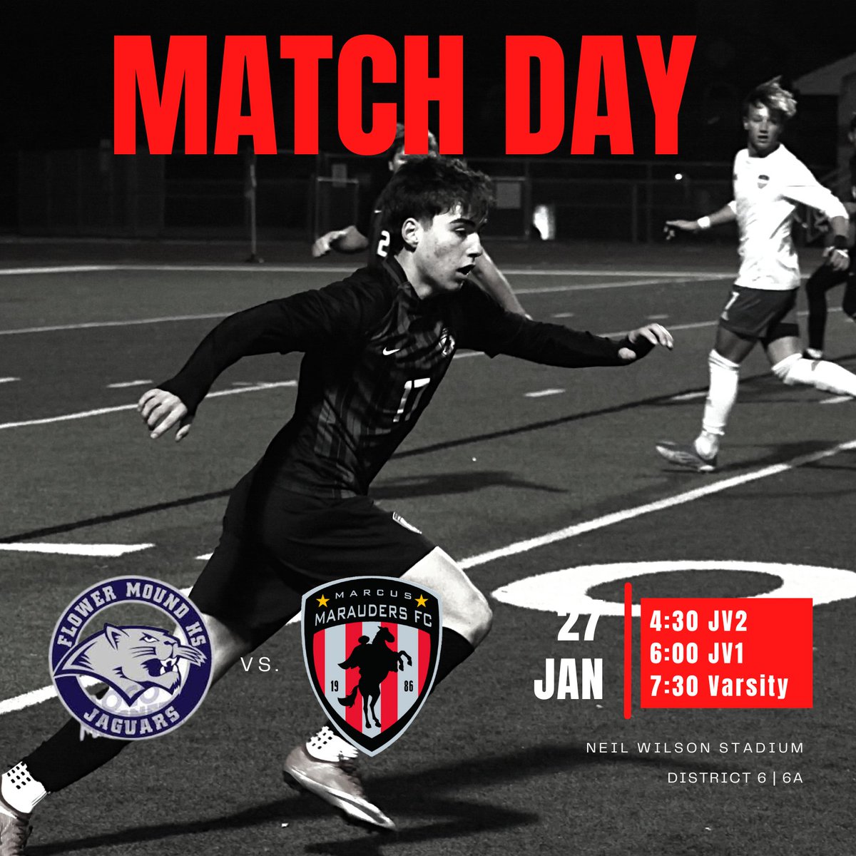 marcusfcdotcom's tweet photo. MATCH DAY⚽️

Mound Showdown Tonight! 
Come out to support the boys🤝

⚽️vs. Flower Mound
⏰ @7:30p
🏟 @FLOMO
☁️54° https://t.co/BP6rJpvzE6