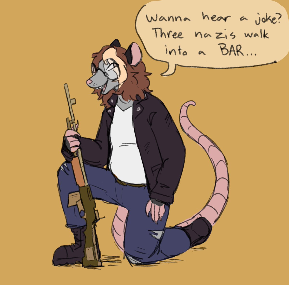 BethDeHart11's tweet photo. Recent commission for @anarch0possum ! Such a blast to draw :3 https://t.co/O050SkZbMO