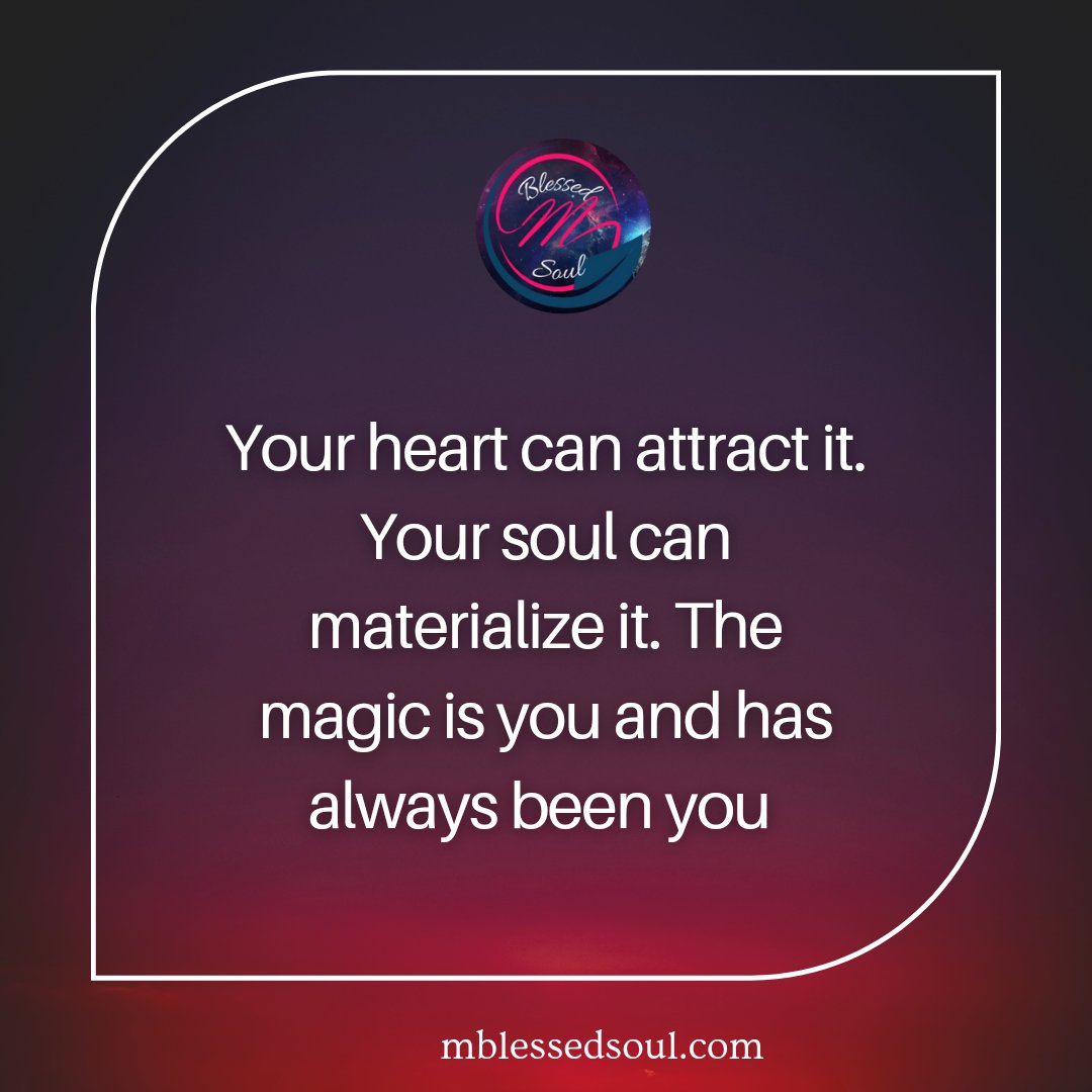 palakpancholi5's tweet photo. Your heart can attract it. Your soul can materialize it. The magic is you and has always been you.
.
.
#youareamagic #believeinyourself #youcandoit #keepgoingforward #keepgoingstronger #mblessedsoul #strongsoul https://t.co/Ve0j71kZyq
