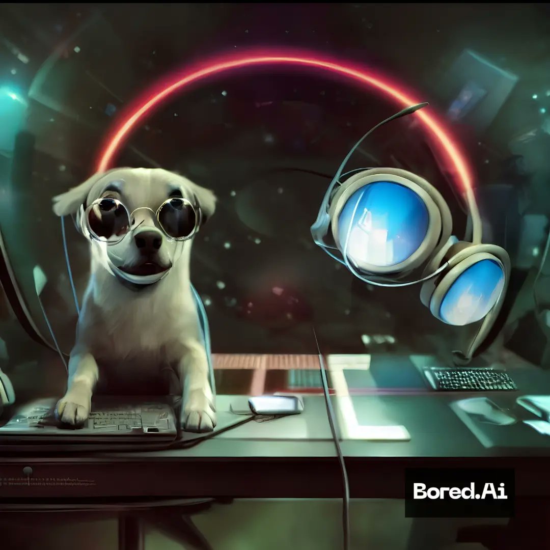 mrpoizonous's tweet photo. Doggie DJ #dogs #dj #dogmusician #abstractart #fantasy #animals #conceptart #text2art #aiartwork #aiartist #mrpoizonous #boredai #pictures #aiartcommunity #portrait #digitalpainting #digitalart https://t.co/hSMbrV4dXv