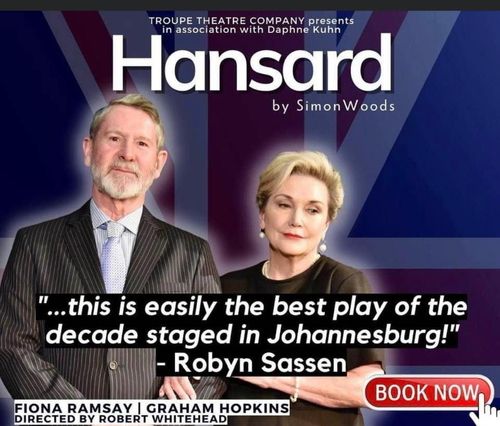 This production, on at the Baxter Theatre in Cape Town, is outstanding. Performances by Fiona Ramsay and Graham Hopkins are excellent and the play resonates with so many current political issues. It's both funny and shocking. See it if you can!