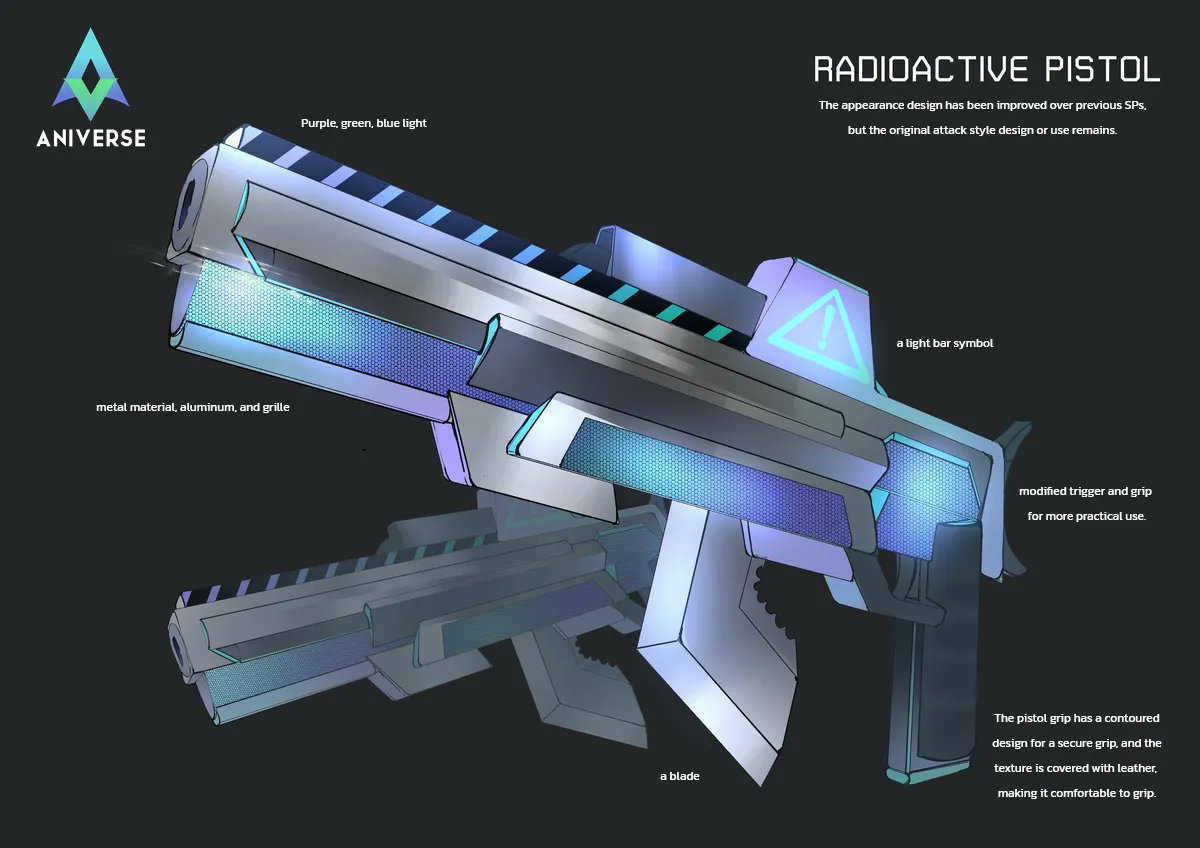 Sneakpeek A weapon in the Aniverse Metaverse

#aniverse #metaverse #education #gamefi #Web3 #NFTsCommunity