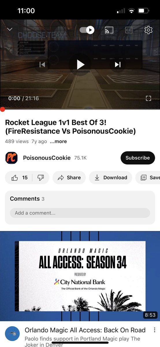 Yeah you think your cool? I beat <a href="/foirtv/">Pulse Fire</a> in rocket league…