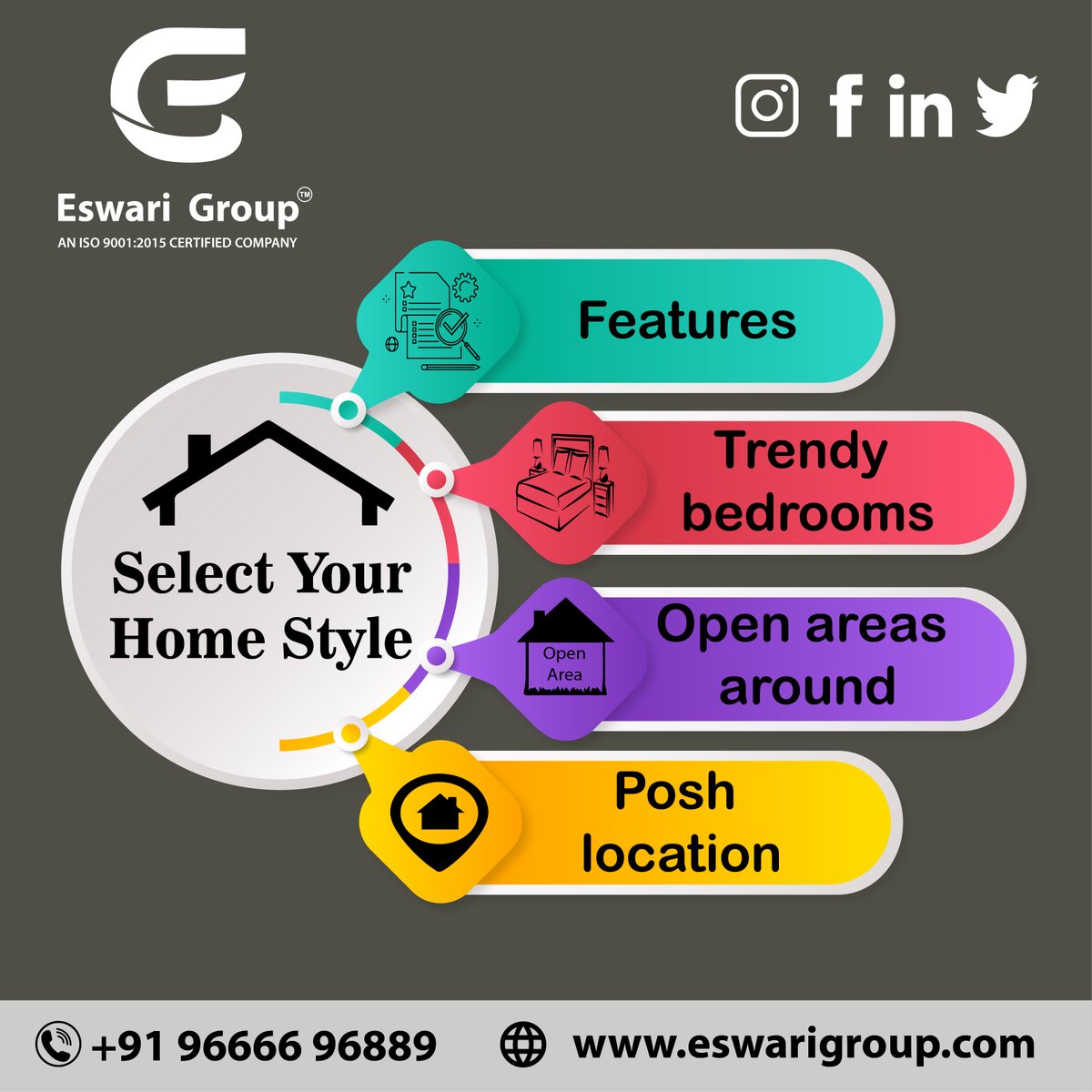 eswari_group's tweet photo. Not only all this ESWARI GROUP assures you the best of everything. For more details on our services visit the link on our website!
Website: https://t.co/OI05JtxOYc
#Company #Business #RealEstate #Constrcuction #InteriorDesign #EswariGroup https://t.co/n8HSmFvjyk