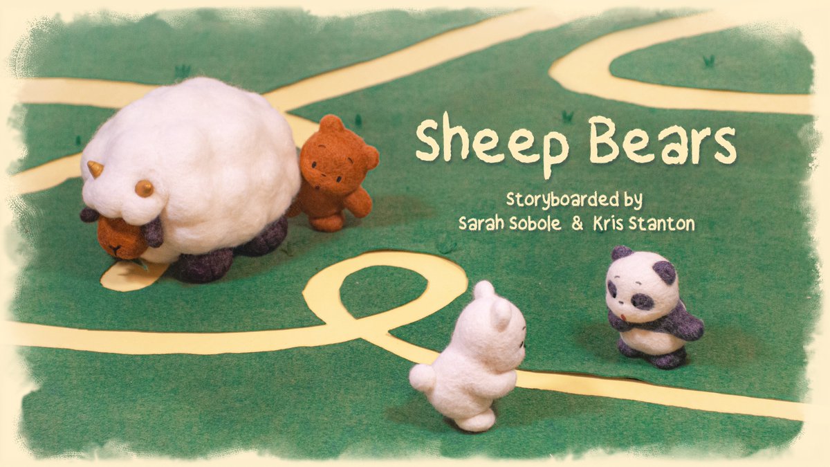 krsworks's tweet photo. some title cards I've done for We Baby Bears! made mostly with felt, paper, and clay https://t.co/hg8Zyz5OUa