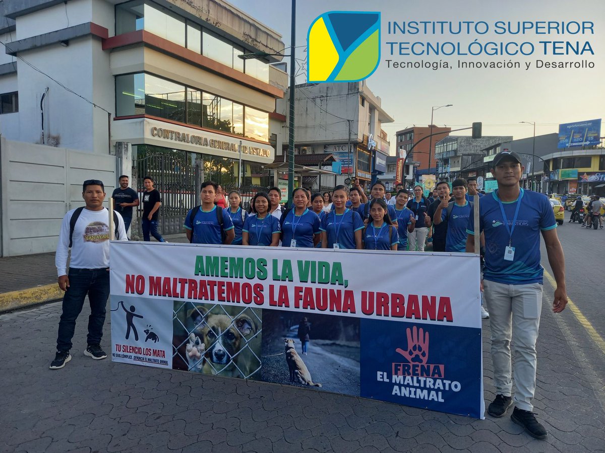 isttenaoficial's tweet photo. 🗣️👥El #ISTTENA realizó una marcha por el día Mundial de la Educación Ambiental, recorrió por la avenida 15 de Noviembre, con carteles y frases que impulsen una mirada crítica y social para sumar acciones participativas.
@lorenayanezpi @amontalvoch @senescyt @EduSuperiorEc https://t.co/JqWpkj6dSV