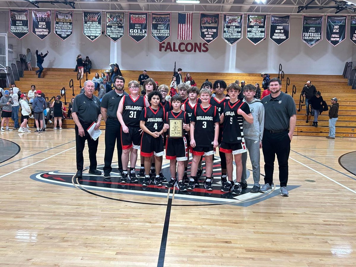 Your bulldogs are the Area 11AA champions! Thank you to the students of HCMS who showed up tonight from the pep bus. Over 50 kids! Come out to HCMS this Saturday as we take on EO Coffman in the first round of the sectional tournament @ 5 PM. #GoBulldogs #SurviveAndAdvance