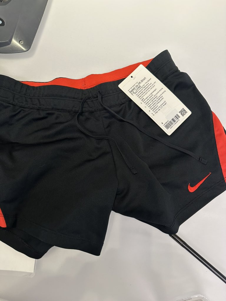 calles_regina's tweet photo. @lululemon still in shock. I ordered my speed up high-rise lined shorts after waiting so long for a restock and this is what I got (picture). How can this happen to such a prestigious brand?? (I live in La Jolla, CA) https://t.co/h7hIPQ3Ezn