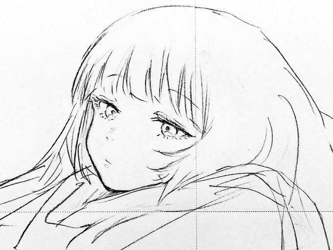 A little during lunch break_✍Drawing 