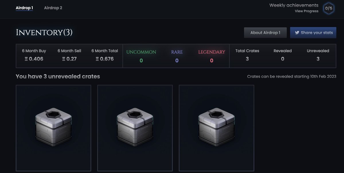 thisisseigo1's tweet image. #Magically (@Magically_gg )も新しい #NFT マーケット
🔗: magically.gg/airdrop

今入っておくと過去6ヶ月間の売買額に応じてMysteryBox的なものがもらえる

まあこの辺は #Blur なんかと同じような感じ