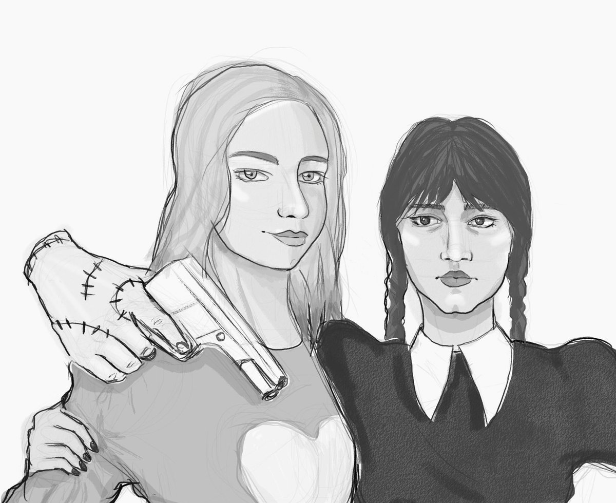 OmenOntar's tweet photo. The gang
#wednesday #wednesdaynetflix #enid #wenclair #wenclairfanart #memefanart #wednesdayaddams #wednesdayxenid #thingaddams #thing https://t.co/h7QVDZHG5A