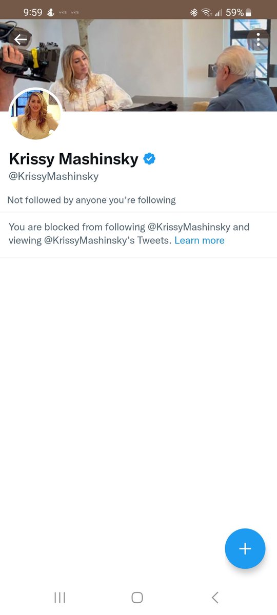 AnthonyMessina's tweet photo. @TiffanyFong_ @Mashinsky His wife @KrissyMashinsky, the "life coach", blocked me because she didn't like my response to her tainted motivational tweet. 🙄 https://t.co/syVhJbUd1l