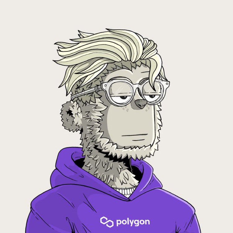 Smokey_'s tweet photo. What do you guys think of my @0xPolygon @y00tsnft sweater from @y00tsb00th https://t.co/hOL8pQPD4K