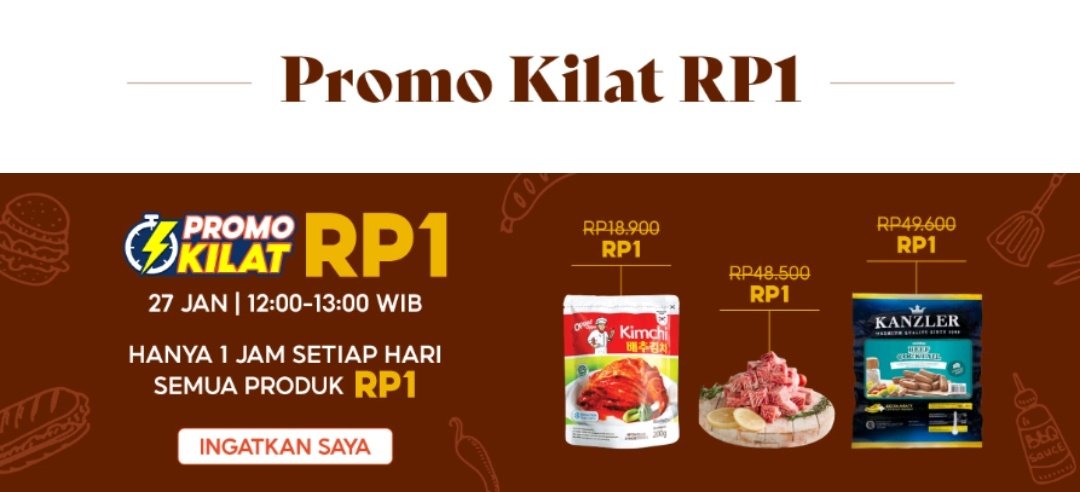 petarpesanantar's tweet image. Shopee Food Market 
Promo Kilat Rp1 ⚡
⏰ Jam 12:00 &amp;amp; 18:00 

shope.ee/9UTLNaSChf 

#nyesel #rambutan #orgsmday #breakout #tarikulur #vidiooriginalseries #choachella #jumatberkah #pagii #efekrumahkaca #mtvampuh #napd #cinta #vini #sarapan #jabatan #halamadrid #persibday