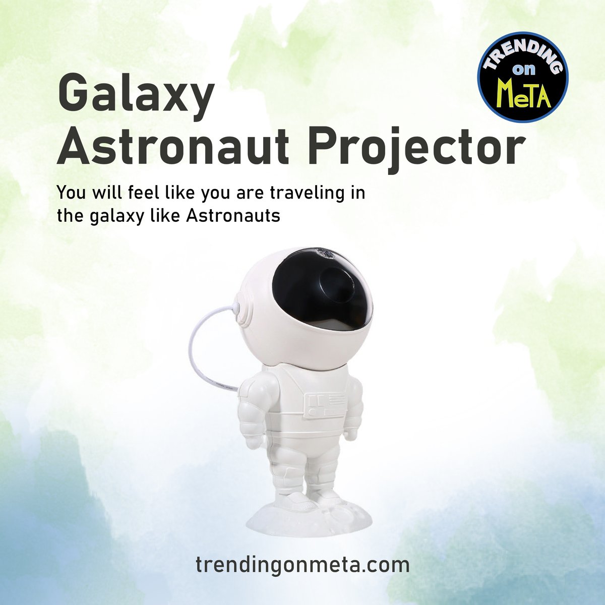 This astronaut star light projector is a pretty cool night light, good for kids sleeping, and helps them get to sleep faster.

trendingonmeta.com/collections/ho…

#light #homedecor #bedroom #carlight #tent #livingroomlight #smallhometheater #studyroom #giftideas #Christmasgifts #gifts