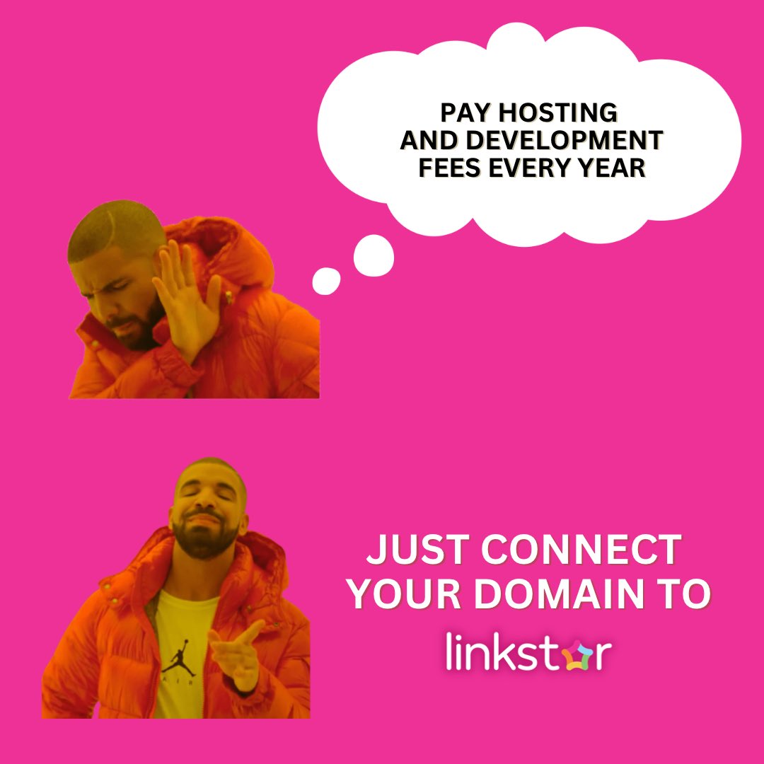 No hosting required with #Linkstar😍

Log on to linkst.ar and connect your domain today! 🙌🏻

#domain #linkstar #nohostingrequired #freelancers #landingpage