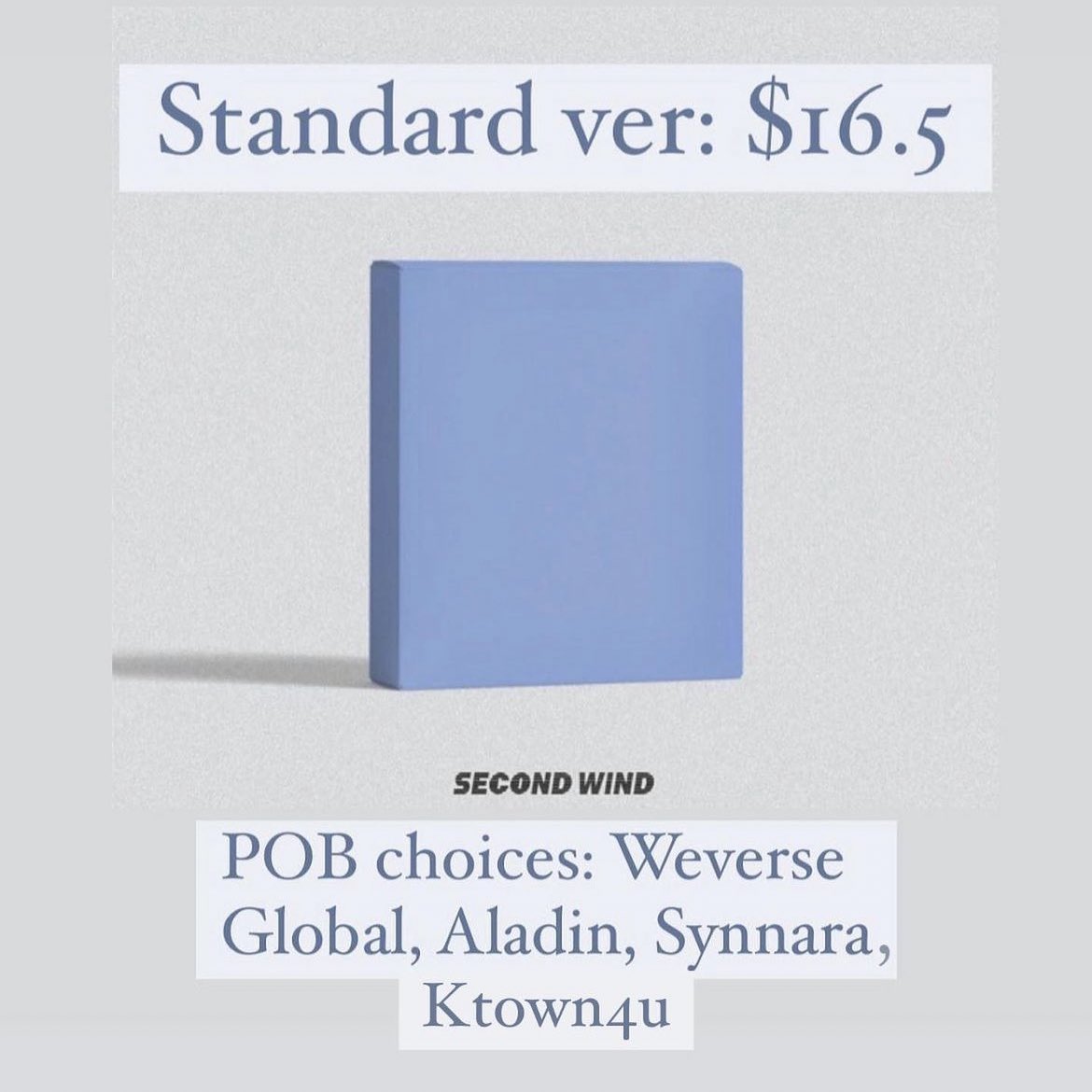 qiuwu_GOs's tweet photo. [USA GO] BSS 1st Single Album: “SECOND WIND”

🍃 standard, weverse &amp; kihno versions available
🍃 prices: $7 - $16.5
🍃 POBs: weverse global, aladin, synnara, ktown4u

form link: https://t.co/mfJggplZ4N https://t.co/EfgHB0CW0n