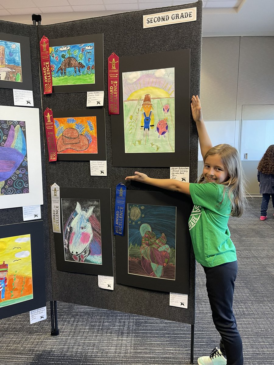 CCISD_VPA's tweet photo. The CCISD Rodeo Art Exhibition was a huge success! So many talented artists from kindergarten through 12th grade! Many thanks to all who came out tonight to support these students and teachers! https://t.co/RTNuJjgvsh