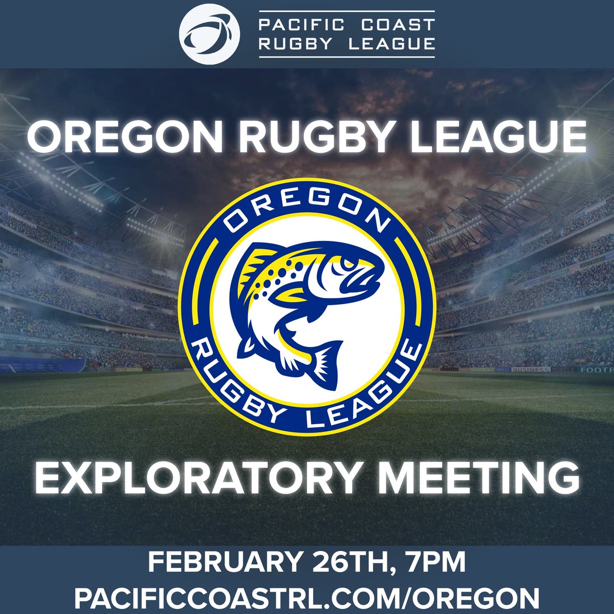 Announcement:

We are pleased to be hosting an exploratory meeting in association with <a href="/RugbyOregon/">Oregon Rugby League</a> to assist with the growth of Rugby League on the Pacific Coast.

Please register your interest at:

pacificcoastrl.com/oregon

#growrugbyleague #rugbyleague