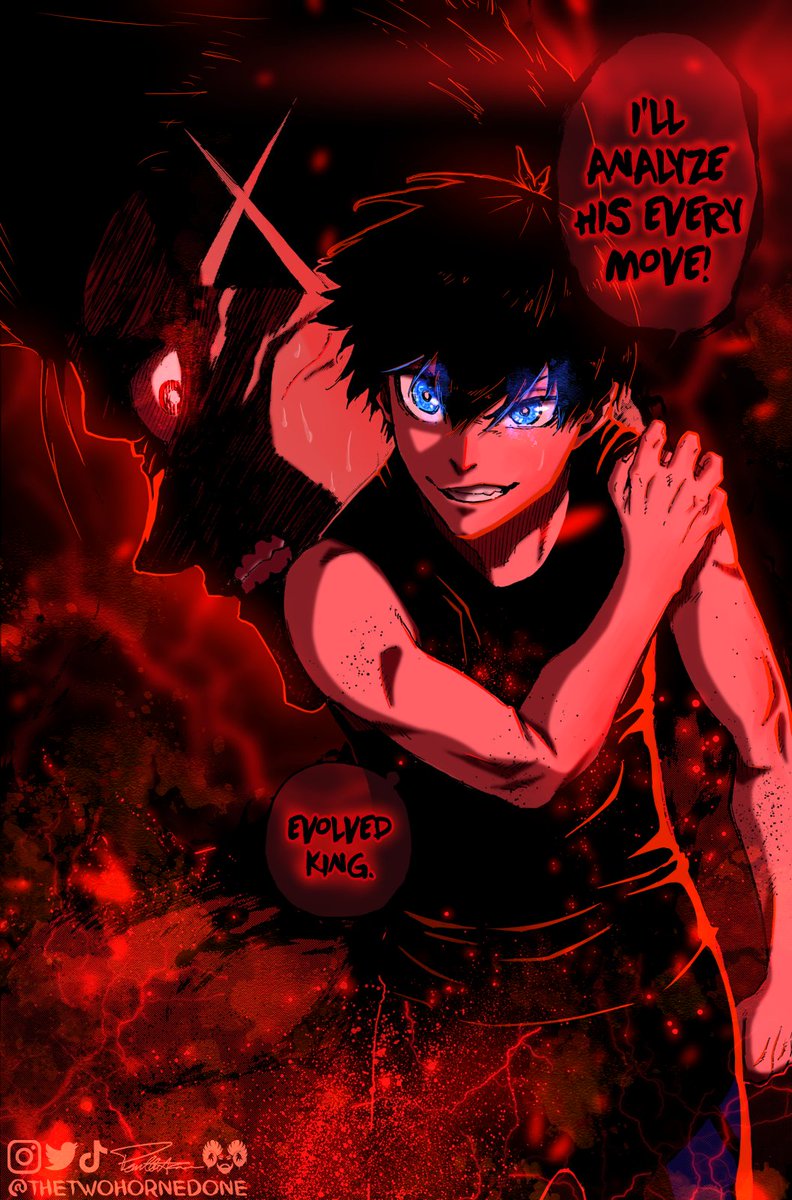 Can Isagi even devour the EVOLVED KING?? #bluelock Blue Lock