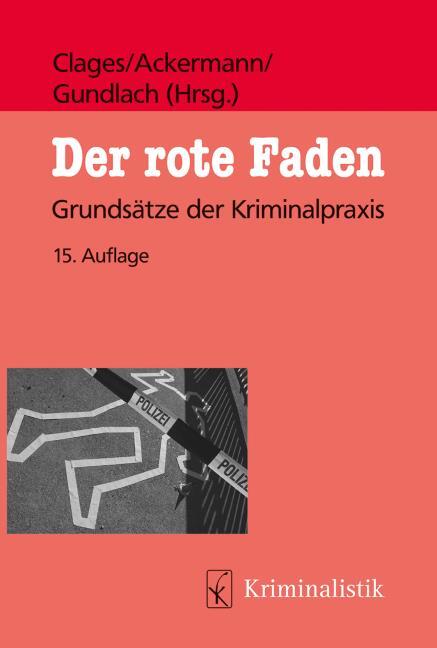 FSBforensik's tweet photo. German standard #book for the criminal police #DerRoteFaden has recently been published in the 15th edition. Among other things, the section on #forensic technology has been completely revised. https://t.co/Pb3NSa0i9a