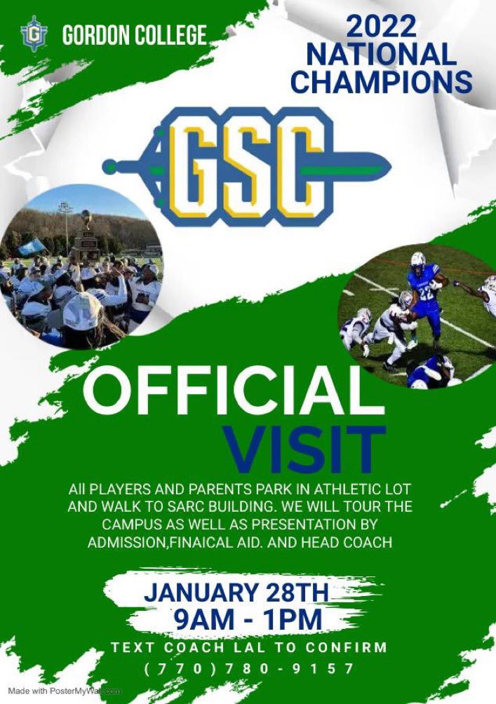 I thank <a href="/devo2071/">Coach Hines</a> on inviting me to my first Official Visit . 
<a href="/CCHSCoach5/">Craig Puckett</a>