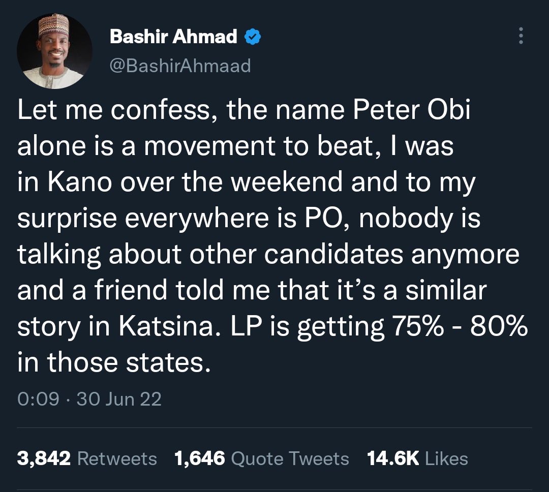 Prophet Bashir Ahmad saw the future! 😁