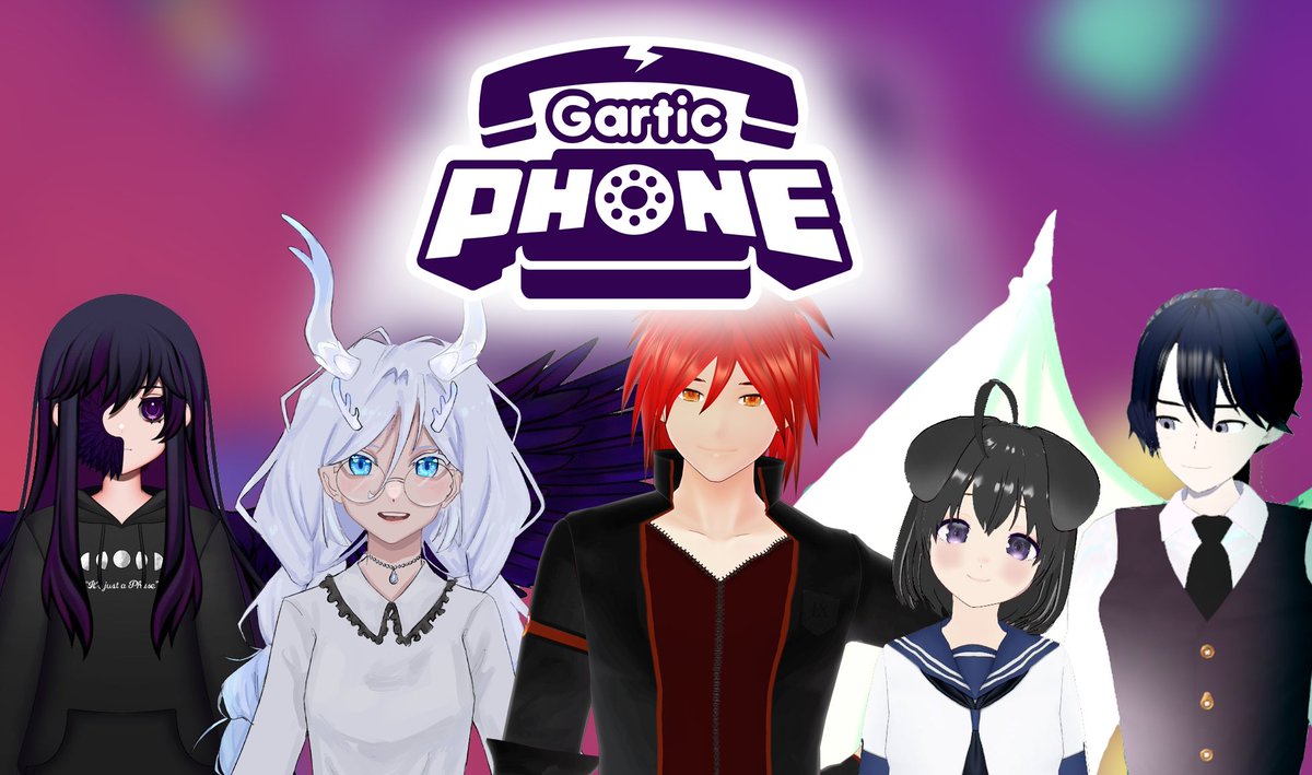 OfficialVTime's tweet photo. Change of plans. GARTIC PHONE stream instead!
#VTime #VTuberUprising #twitch #Vtubers https://t.co/MPrTSv3OJF