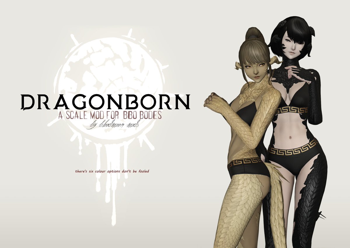 quintuplecasts's tweet photo. ever wanna be a dragon?? here's ur chance to be a dragon. 

dragonborn is now live on aetherlink + other modding sites! it is a bibo+ only mod.  enjoy!

https://t.co/k7atcy21E7

#bloodmoonmods https://t.co/M6eCMI8DG9