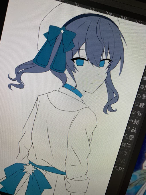 線画おわ!今回は面白いエフェクト入れたいと思ってる!できるか分からんが!!w 