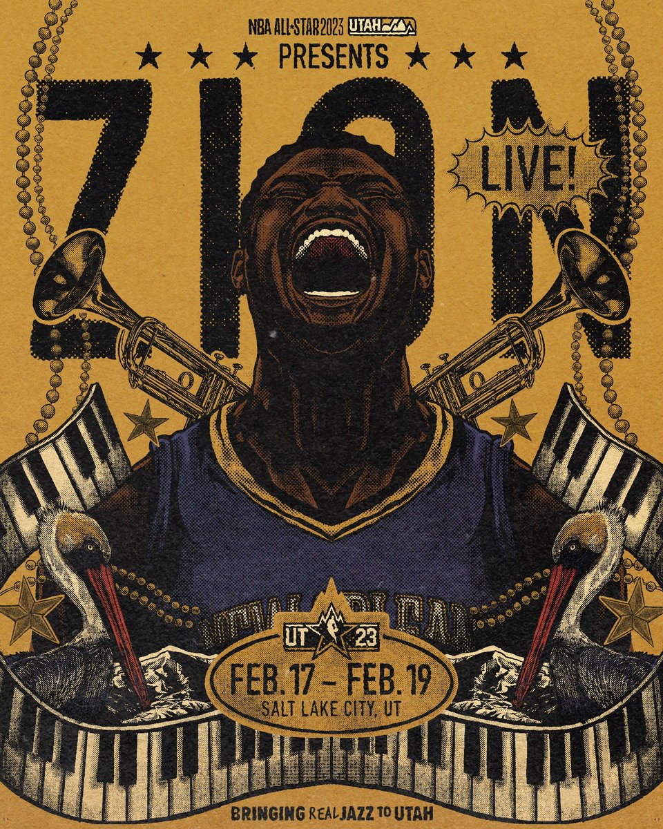 𝗔𝗹𝗹-𝗦𝘁𝗮𝗿 𝗦𝘁𝗮𝗿𝘁𝗲𝗿:  @ZionWilliamson! 

#Pelicans | #NBAAllstar