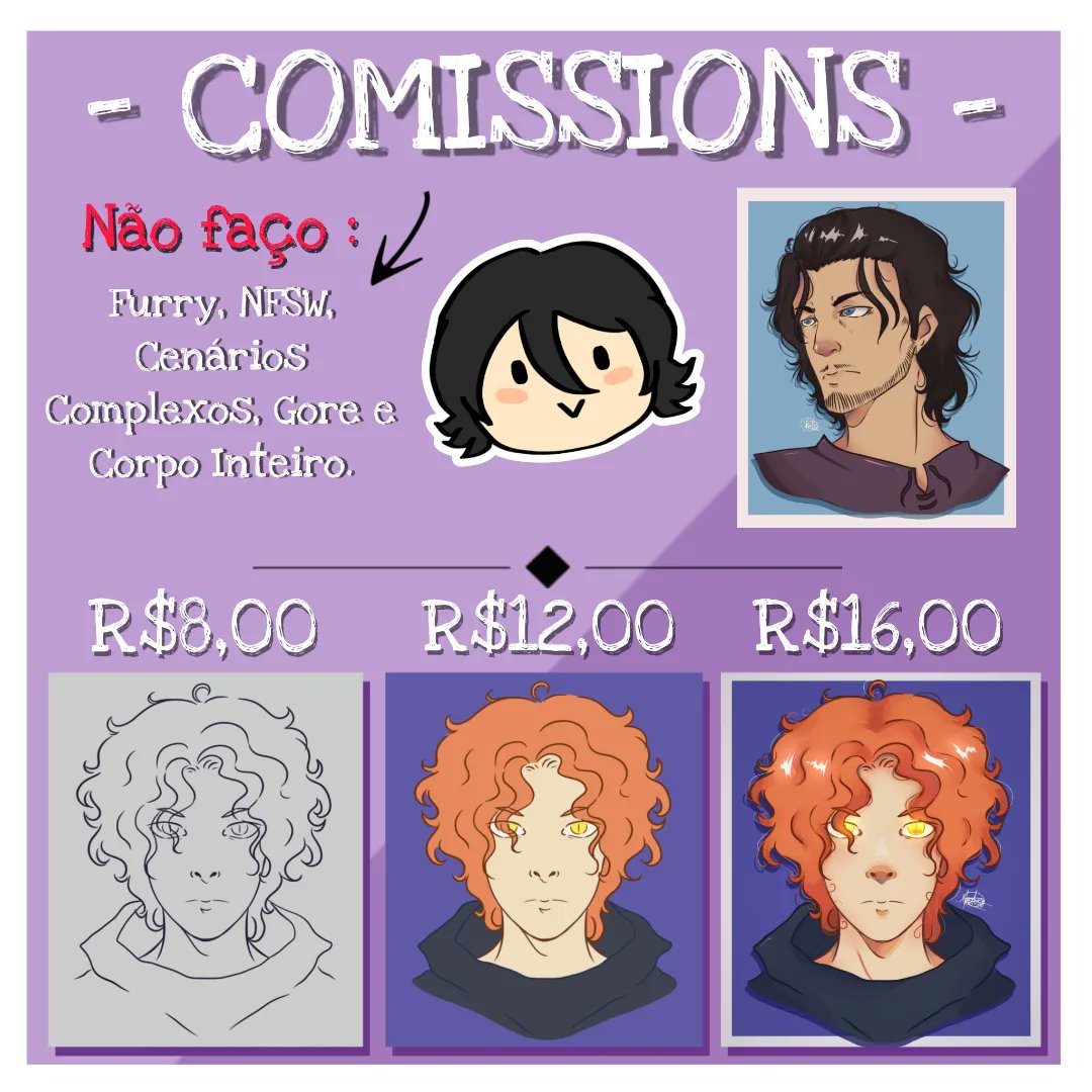 AlexYvne's tweet photo. COMISSÕES ABERTAS!! :DDDD, estou mais ativo na rede vizinha @ vyenvyy <3
.
.
.
#comissions #comissionsopen #comission #comissoes #draw #drawing #ArtistOnTwitter #artist #comissionsbr #art https://t.co/NB0a0ea9oE