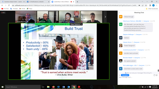 DeltaMuDelta's tweet image. The Leadership is About Behavior Seminar replay is now available on our YouTube page! Thank you to everyone who attended and a huge thanks to Shon Barnwell for this great presentation. We had 125 attendees! Let us know in the comments what topics you want to see in the future.